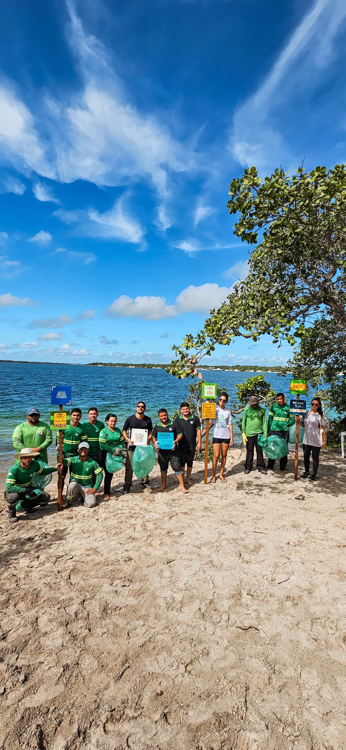 Mutirão de limpeza - APA da lagoa de jijoca